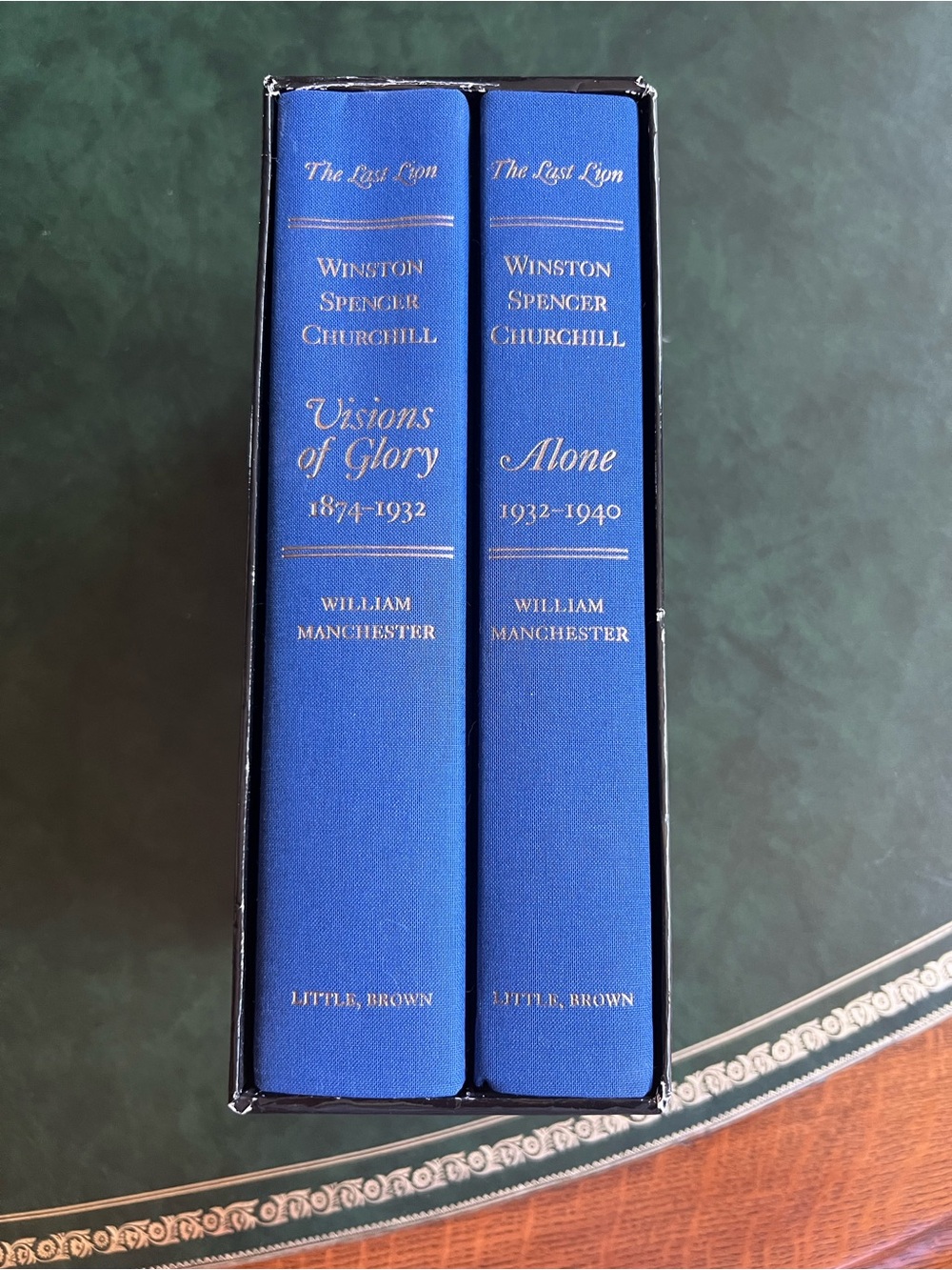 2 Volume Book Set Biography of Winston Churchill